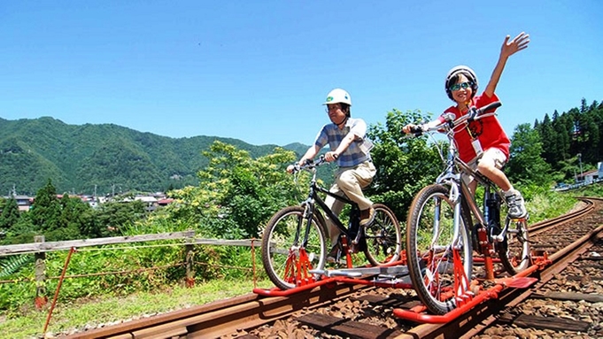 自転車と廃線後の鉄路を組み合わせた新感覚アクティビティ「Gattan Go!!」で遊ぶ♪※要別途予約